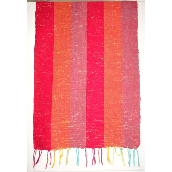 Multi-Coloured with Gold Interlace Table Runner - Picture 2 of 5